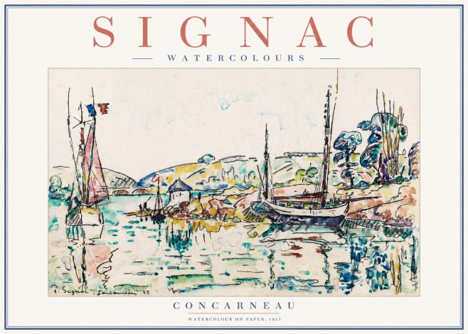 Signac Concarneau No6 - Poster