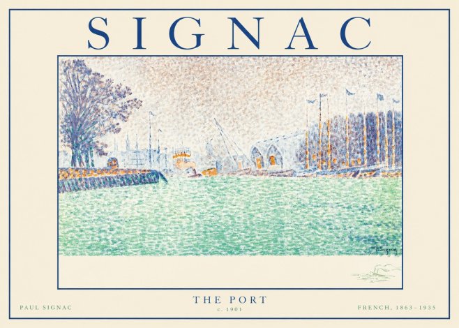 Signac The Port II No1 - Poster