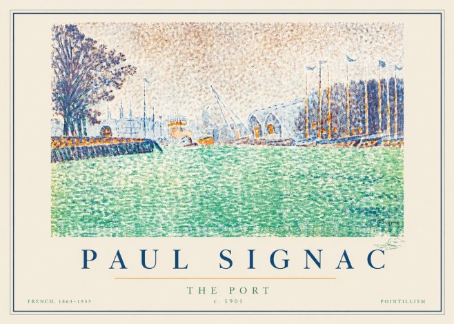Signac The Port II No2 - Poster