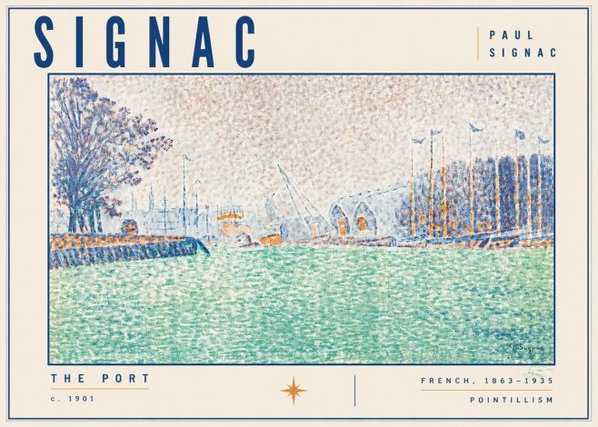 Signac The Port II No3 - Poster