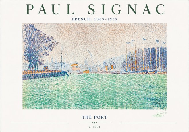 Signac The Port II No4 - Poster