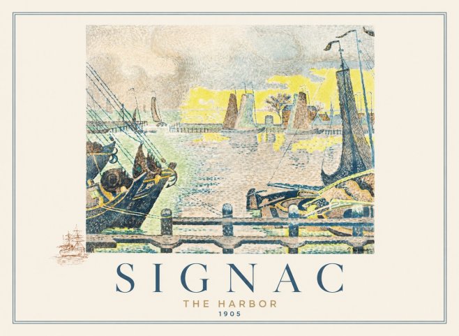 Signac The Harbor III No1 - Poster