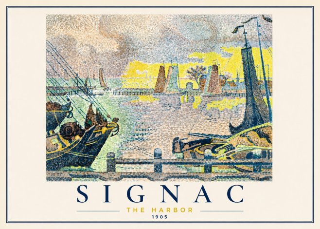 Signac The Harbor III No3 - Poster
