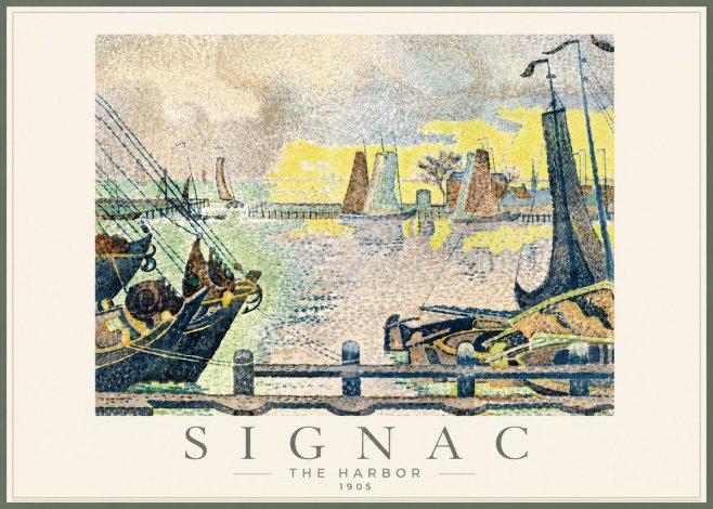 Signac The Harbor III No4 - Poster