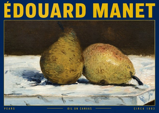 Édouard Manet Pears No2 - Poster