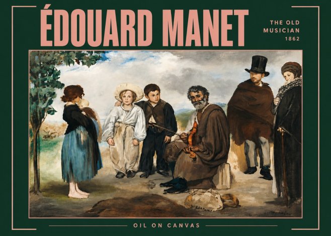 Édouard Manet The Old Musician - 1862 No4 - Poster