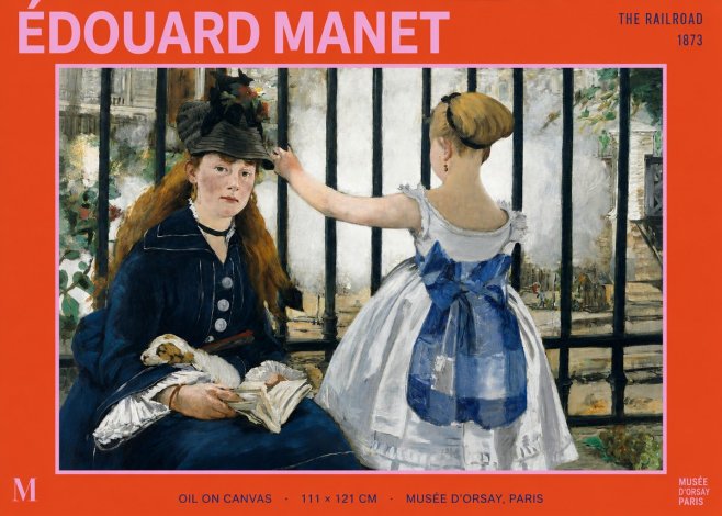 Édouard Manet The Railroad No2 - Poster