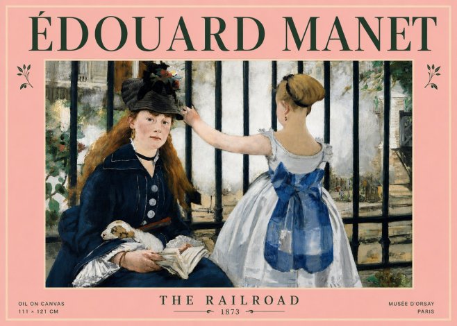 Édouard Manet The Railroad No4 - Poster