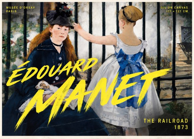 Édouard Manet The Railroad No5 - Poster
