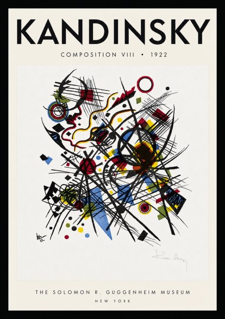Kandinsky Composition Viii No4 - Poster