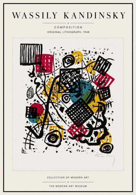 Kandinsky Composition IV No4 - Poster