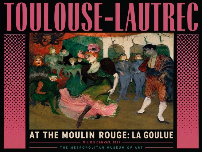 Toulouse-Lautrec At the Moulin Rouge: La Goulue No6 - Poster