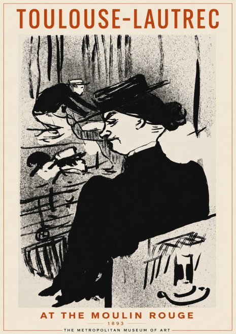 Toulouse-Lautrec At the Moulin Rouge XII No2 - Poster