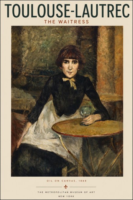 Toulouse-Lautrec The Waitress No3 - Poster