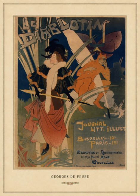 Georges de Feure Le Diablotin I No4 - Poster