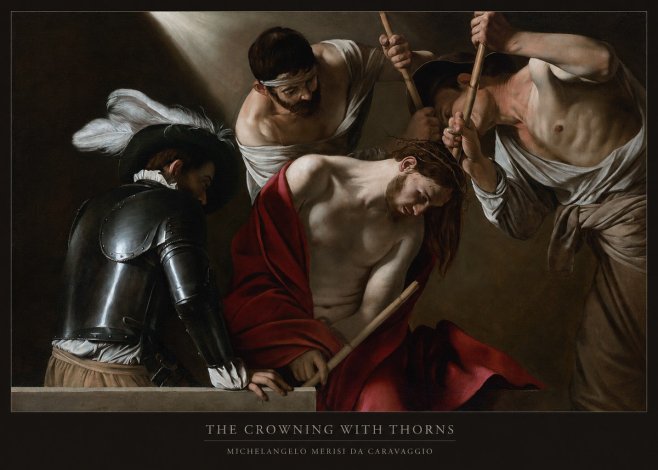 Michelangelo Merisi da Caravaggio The Crowning with Thorns I No6 - Poster