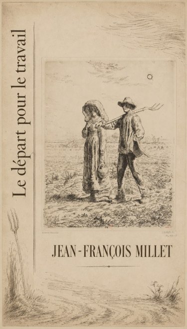 Jean-François Millet Le Départ Pour Le Travail II No5 - Poster
