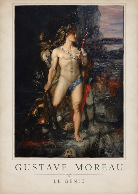 Gustave Moreau Saint Sebastian I No5 - Poster