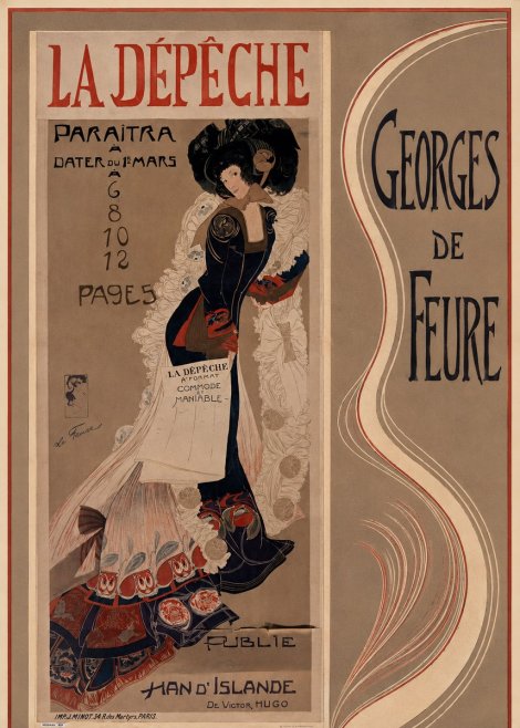 Georges de Feure La Dépêche II No5 - Poster