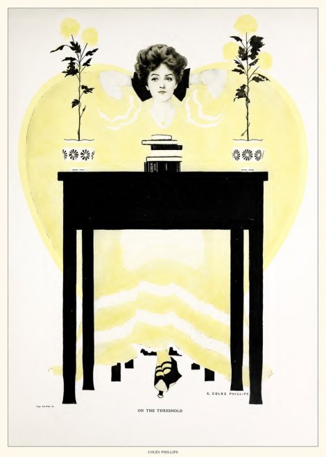 Coles Phillips On the Threshold No6 - Poster