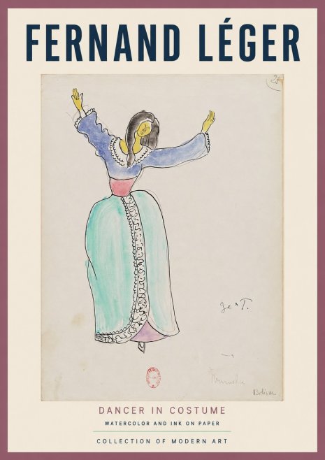 Fernand Léger Manuela Bolívar I No2 - Poster