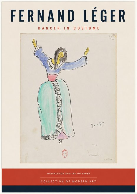 Fernand Léger Manuela Bolívar I No4 - Poster