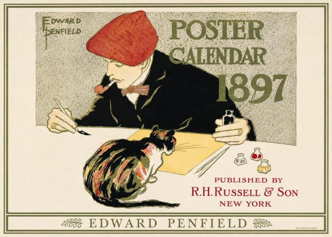 Edward Penfield Poster Calendar 1897 No1 - Poster