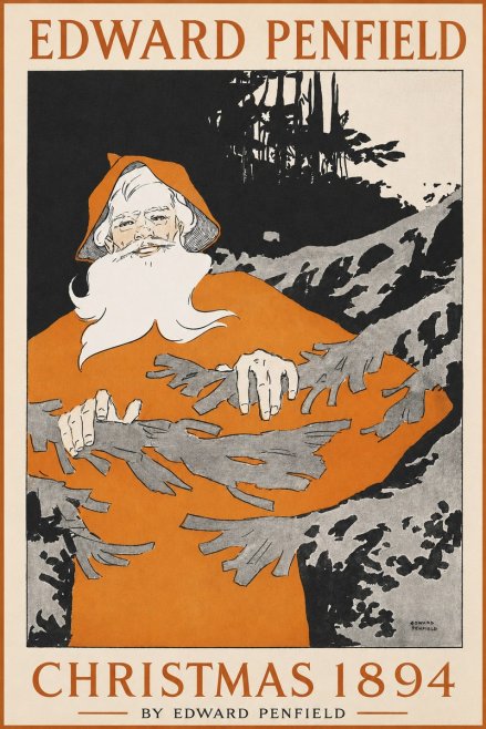 Edward Penfield Christmas 1894 No1 - Poster