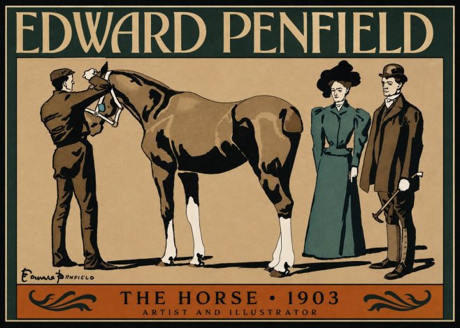 Edward Penfield The Horse No3 - Poster