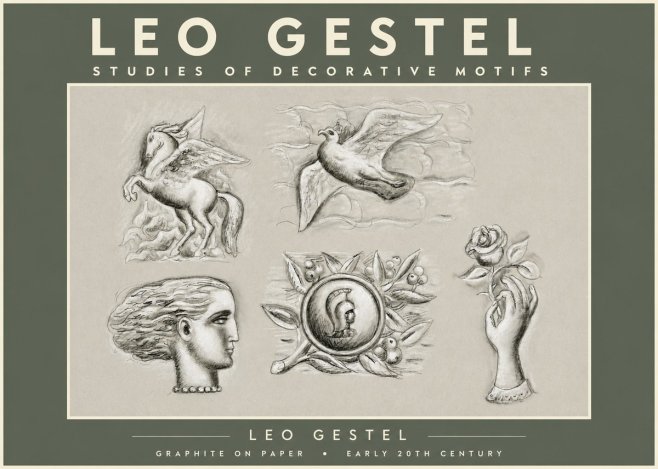Leo Gestel Studies of Decorative Motifs No2 - Poster