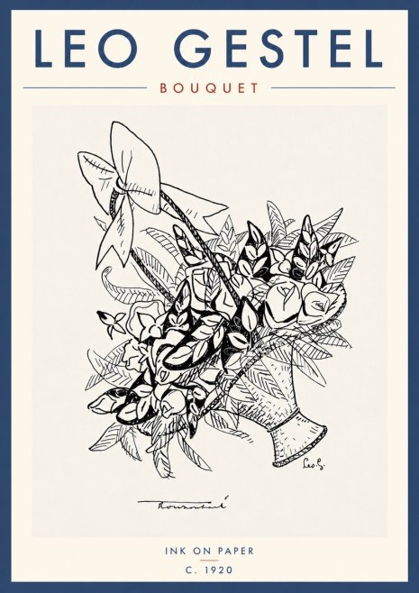 Leo Gestel Bouquet No5 - Poster