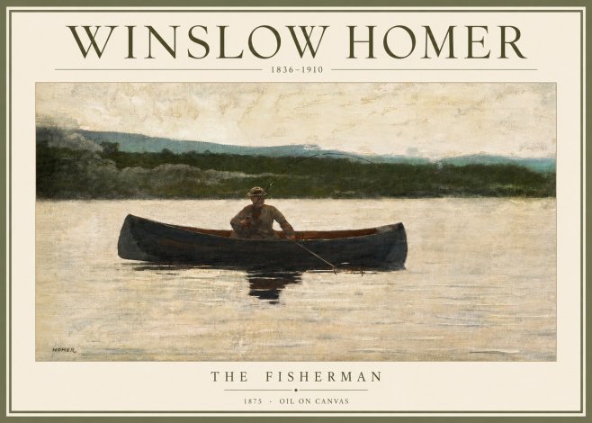 Winslow Homer The Fisherman No3 - Poster