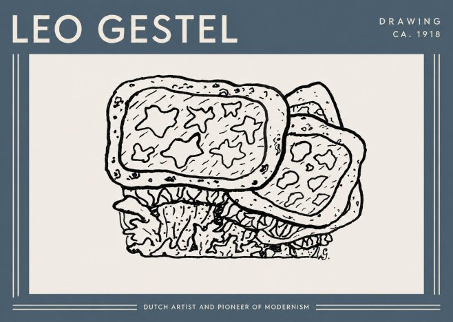 Leo Gestel Drawing Ca. 1918 No4 - Poster