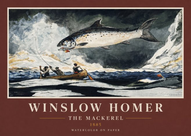 Winslow Homer The Mackerel No4 - Poster