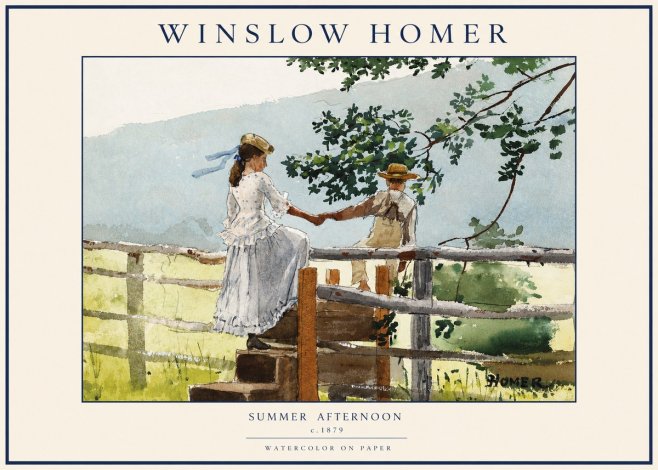 Winslow Homer Summer Afternoon No3 - Poster