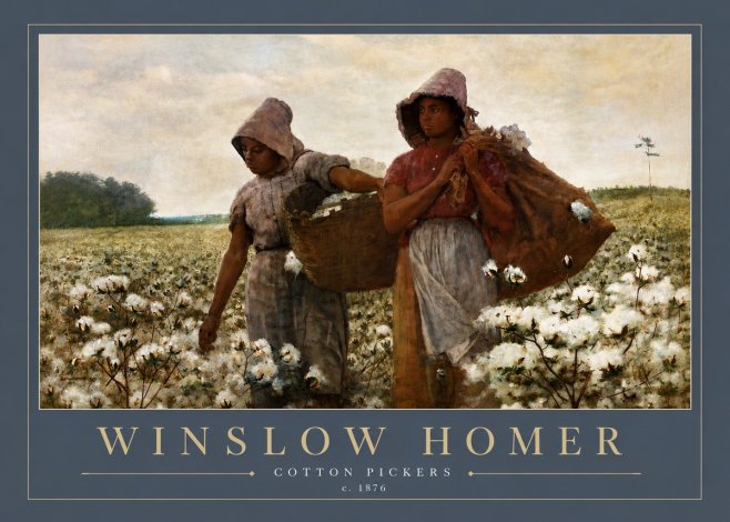Winslow Homer Cotton Pickers No6 - Poster