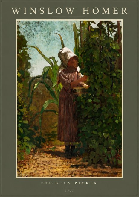 Winslow Homer The Bean Picker No2 - Poster