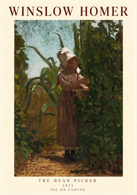 Winslow Homer The Bean Picker No3 - Poster