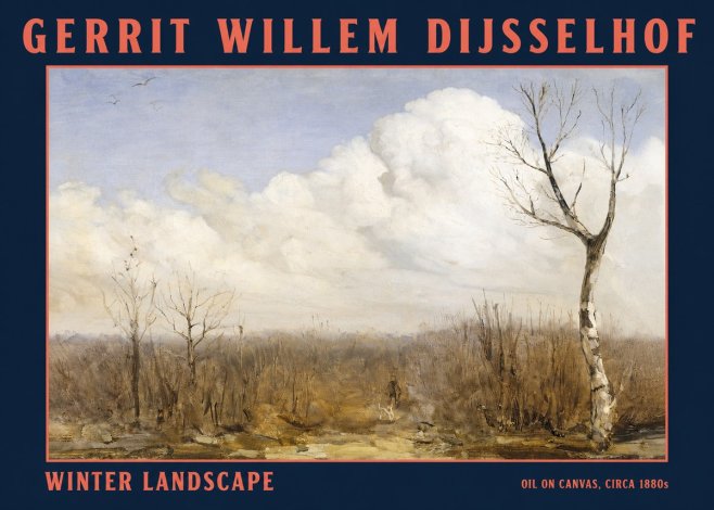 Gerrit Willem Dijsselhof Winter Landscape No2 - Poster