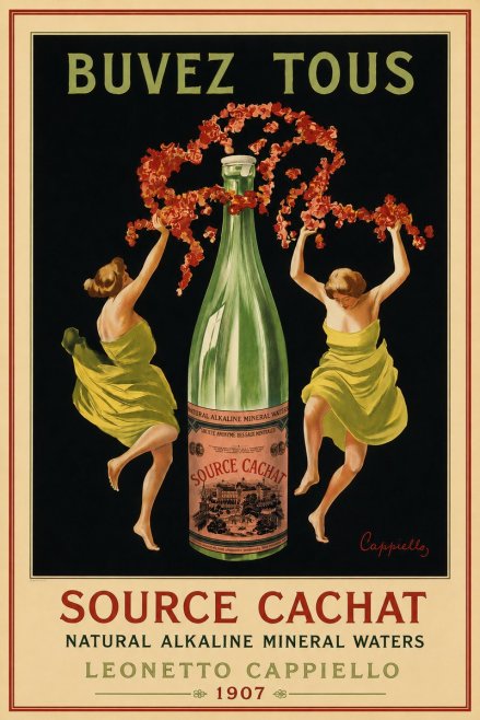 Leonetto Cappiello Source Cachat No5 - Poster