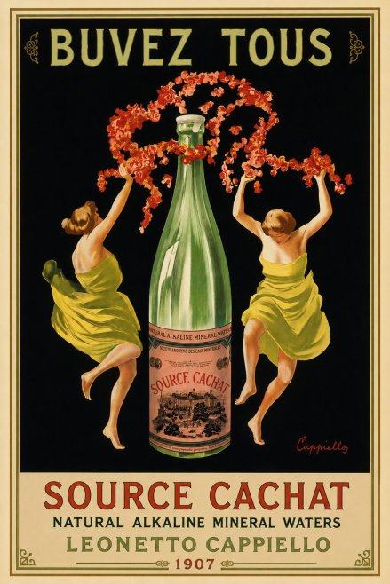 Leonetto Cappiello Source Cachat No6 - Poster
