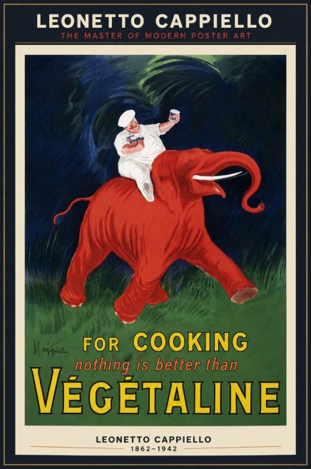 Leonetto Cappiello Végétaline No1 - Poster