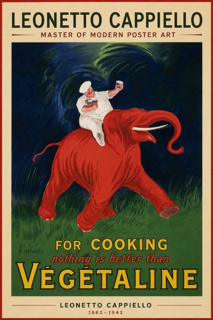 Leonetto Cappiello Végétaline No2 - Poster