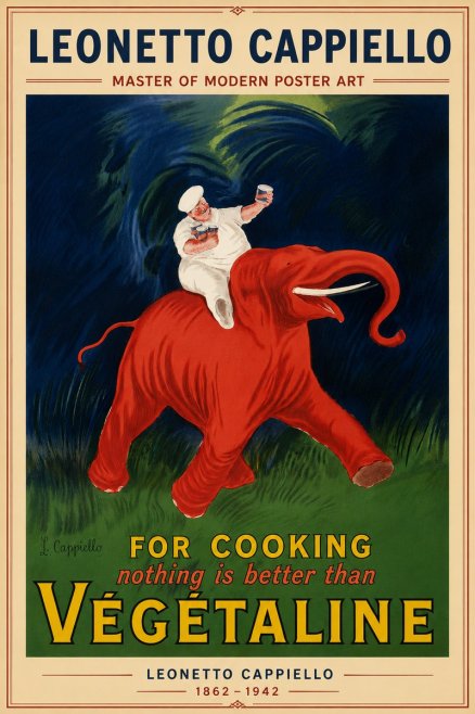 Leonetto Cappiello Végétaline No5 - Poster