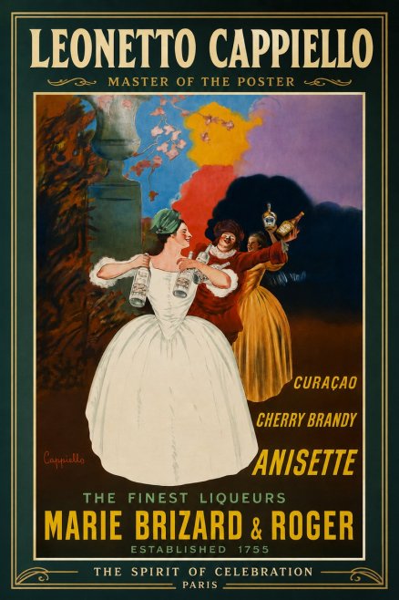 Leonetto Cappiello Marie Brizard & Roger - the Finest Liqueurs No4 - Poster