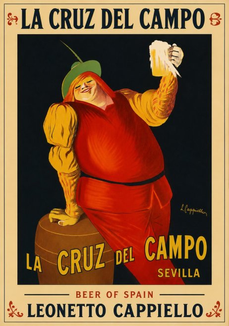 Leonetto Cappiello La Cruz Del Campo No5 - Poster