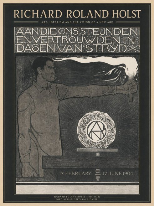 Richard Roland Holst Aan Die Ons Steunden En Vertrouwden in Dagen Van Stryd No1 - Poster