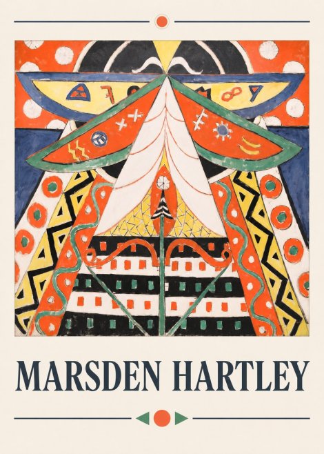 Marsden Hartley Painting No. 5 No1 - Poster