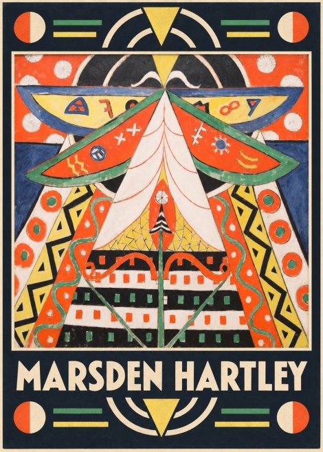 Marsden Hartley Painting No. 5 No5 - Poster