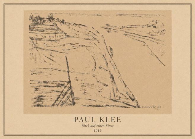 Paul Klee Blick Auf Einen Fluss No4 - Poster